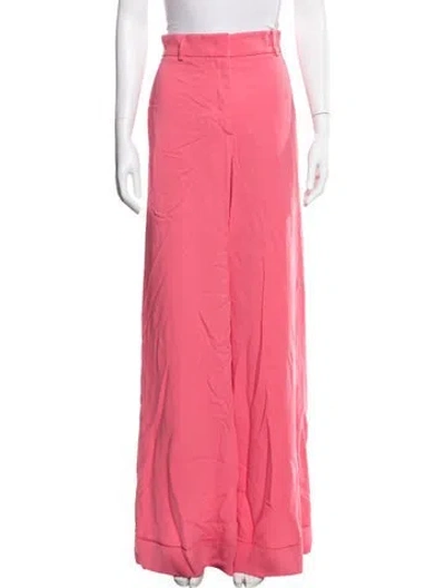 Pre-owned Moschino Wide Leg Pants In Pink