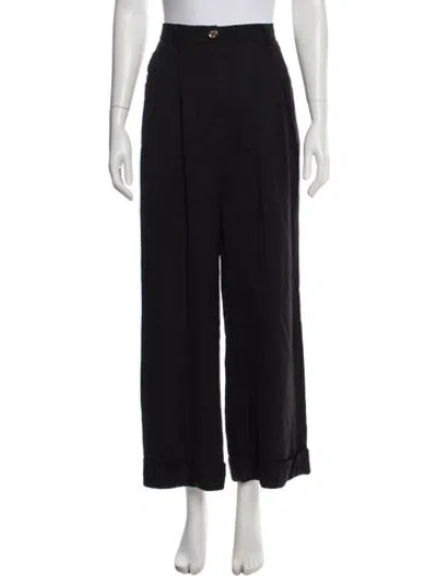 Pre-owned Moschino Wide Leg Pants In Purple