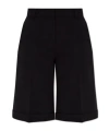 Moschino Wide-leg Shorts In Black