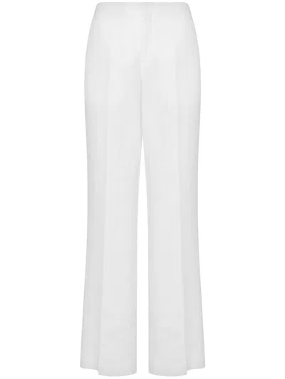Moschino Wide-leg Trousers In White