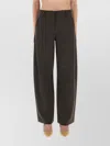 Moschino Wide Leg Trousers With Pockets And Loops