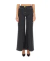 Moschino Couture Jeans Wide Leg In Black