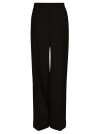 Moschino Wide Leg Casual Trousers In Black