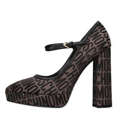 Moschino With Heel In Brown