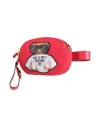 Moschino Woman Belt Bag Red Size - Soft Leather, Textile Fibers
