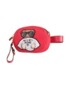 Moschino Woman Belt Bag Red Size - Soft Leather, Textile Fibers In Red