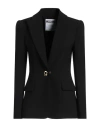 Moschino Single Breasted Tailored Blazer In Black