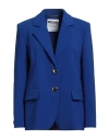 Moschino Couture Woman Blazer Bright Blue Size 10 Polyester, Elastane
