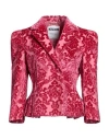 Moschino Couture Woman Blazer Fuchsia Size 6 Lyocell, Polyester, Cotton In Pink