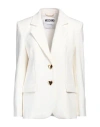 Moschino Single-breasted Jacket In White