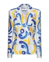 Moschino Woman Blazer White Size 10 Viscose In White