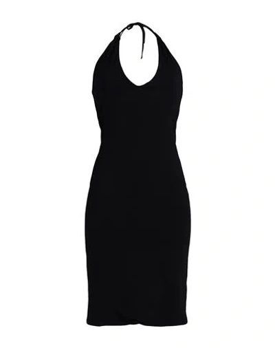 Moschino Woman Cover-up Black Size M Cotton, Elastane
