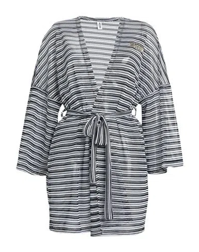 Moschino Woman Cover-up Black Size M Polyamide, Elastane