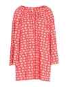 Moschino Woman Cover-up Coral Size L Polyamide, Elastane In Red