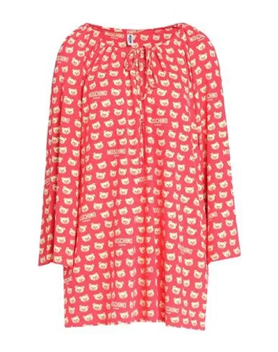 Moschino Woman Cover-up Coral Size L Polyamide, Elastane In Red