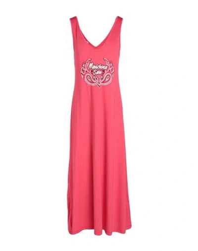 Moschino Woman Cover-up Coral Size Xl Polyamide, Elastane In Pink