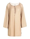 Moschino Woman Cover-up Gold Size L Polyamide, Metallic Fiber
