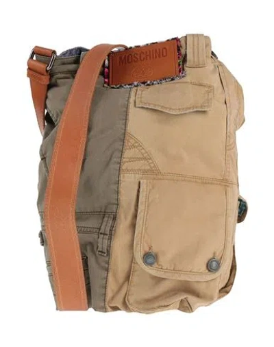 Moschino Woman Cross-body Bag Beige Size - Textile Fibers