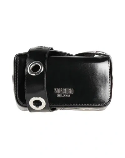 Moschino Woman Cross-body Bag Black Size - Leather