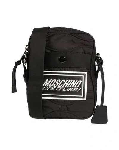 Moschino Woman Cross-body Bag Black Size - Textile Fibers