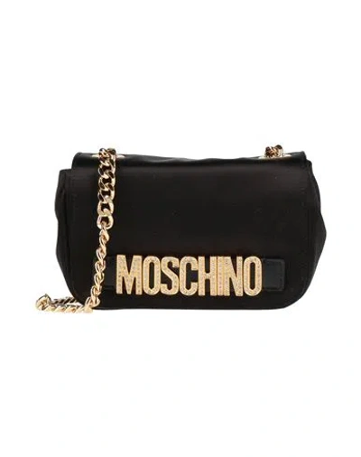 Moschino Woman Cross-body Bag Black Size - Textile Fibers, Leather