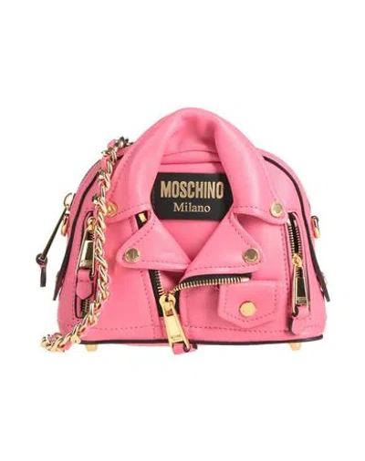 Moschino Woman Cross-body Bag Pink Size - Leather