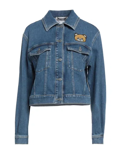 Moschino Denim Outerwear In Blue