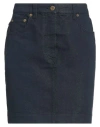 Moschino Woman Denim Skirt Blue Size 4 Cotton, Viscose, Metal