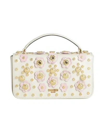 Moschino Woman Handbag Beige Size - Leather