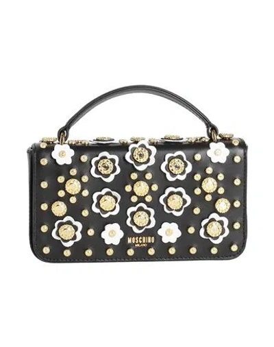 Moschino Woman Handbag Black Size - Leather