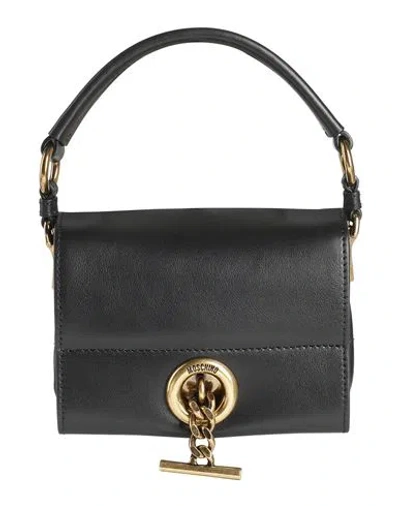 Moschino Woman Handbag Black Size - Leather