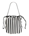 Moschino Woman Handbag Black Size - Leather In Black