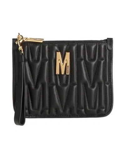Moschino Woman Handbag Black Size - Soft Leather