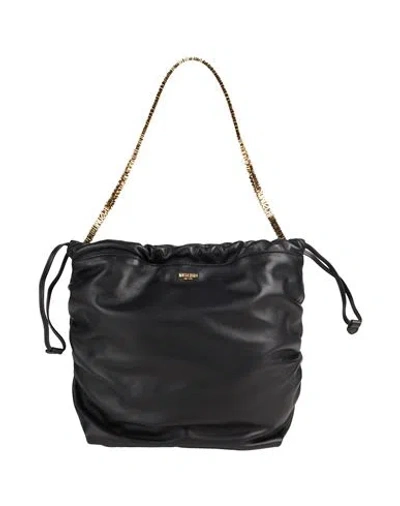Moschino Woman Handbag Black Size - Leather