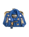Moschino Woman Handbag Blue Size - Textile Fibers In White