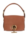 Moschino Woman Handbag Brown Size - Leather