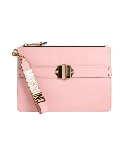 Moschino Woman Handbag Pink Size - Soft Leather