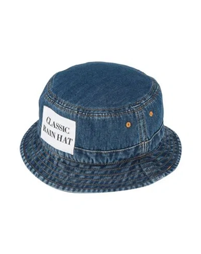 Moschino Woman Hat Blue Size M Cotton