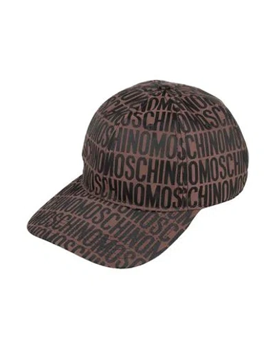 Moschino Woman Hat Brown Size Onesize Polyester, Cotton