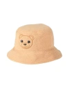 Moschino Woman Hat Sand Size L Cotton In Beige