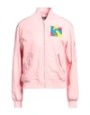 Moschino Woman Jacket Pink Size 8 Polyester, Viscose, Wool