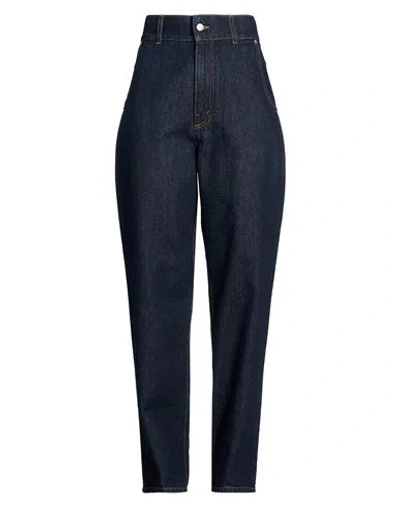 Moschino Woman Jeans Blue Size 6 Cotton