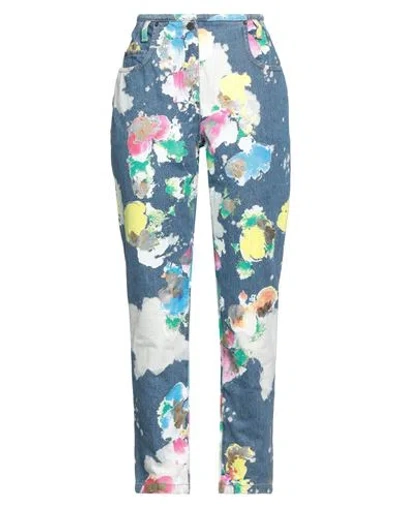 Moschino Woman Jeans Blue Size 6 Cotton