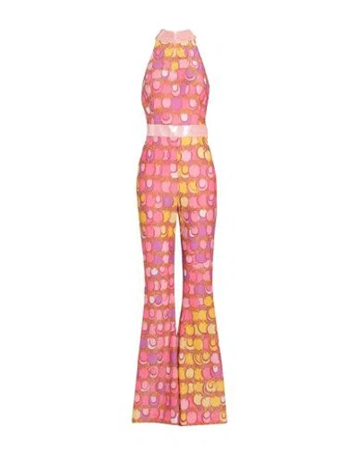 Moschino Woman Jumpsuit Magenta Size 10 Viscose