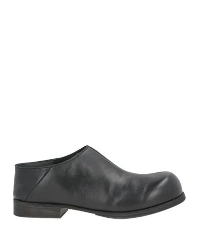 Moschino Woman Loafers Black Size 8 Calfskin