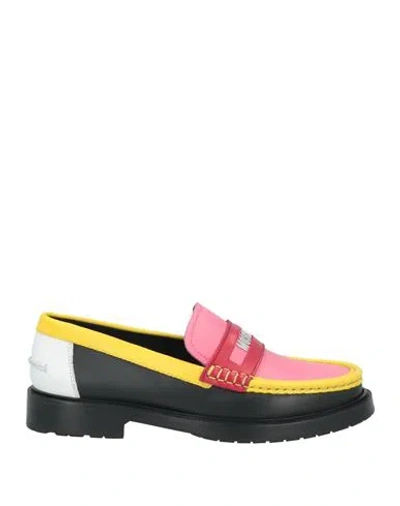 Moschino Woman Loafers Pink Size 8 Leather