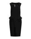 Moschino Woman Midi Dress Black Size 10 Acetate, Viscose
