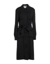 Moschino Woman Midi Dress Black Size 4 Viscose, Silk In Black