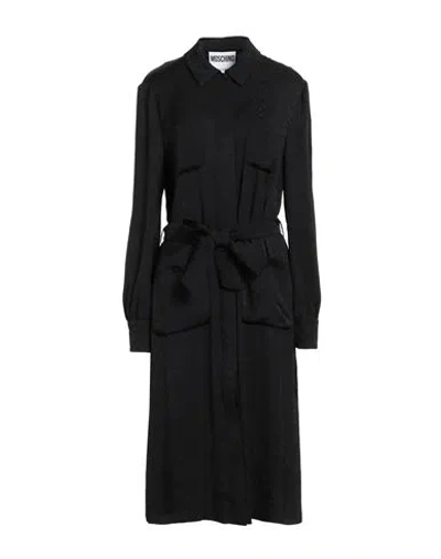 Moschino Woman Midi Dress Black Size 4 Viscose, Silk