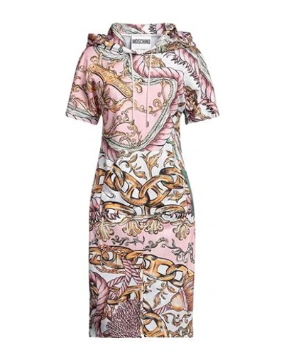 Moschino Woman Midi Dress Light Pink Size 8 Polyester